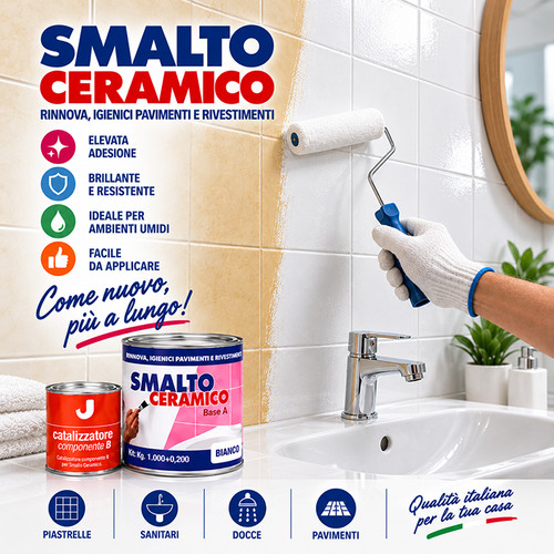 Vernice smalto ceramica - smalto, e