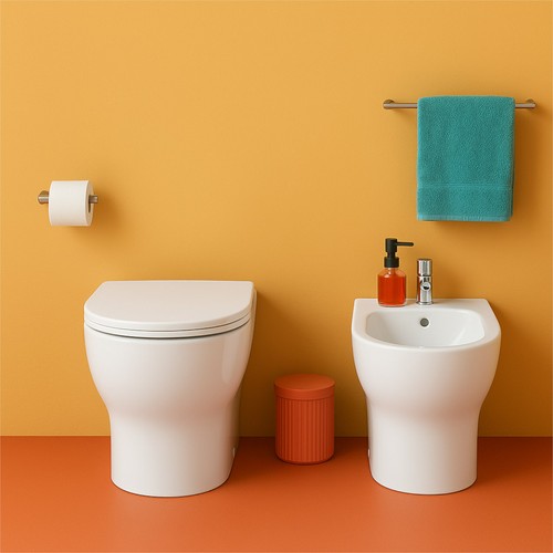 Coppia sanitari bagno filo - di,